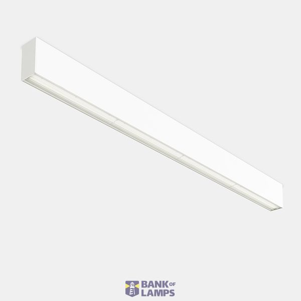 Lineal lighting system Infinite Pro 1136mm Surface Wall washer 17.08W LED neutral-white 4000K CRI 80 ON-OFF White IP40 3492lm image 1