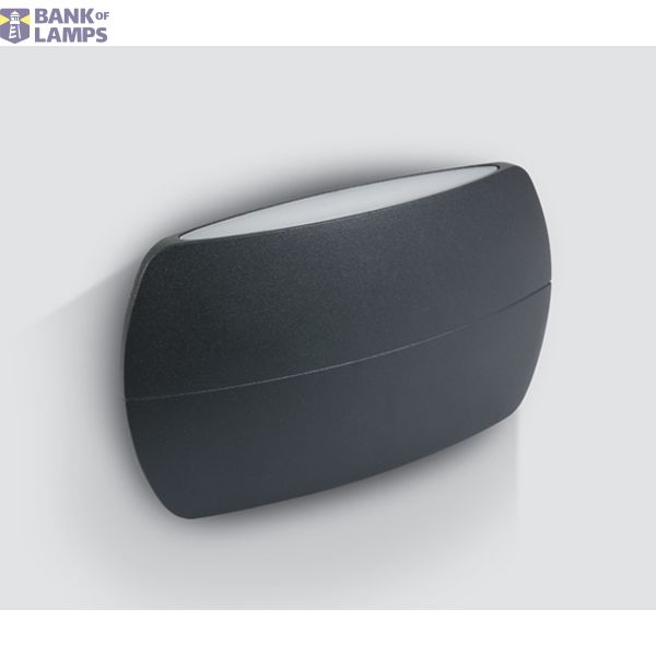 ANTHRACITE WALL LIGHT 2x6W WW IP54 230V image 1