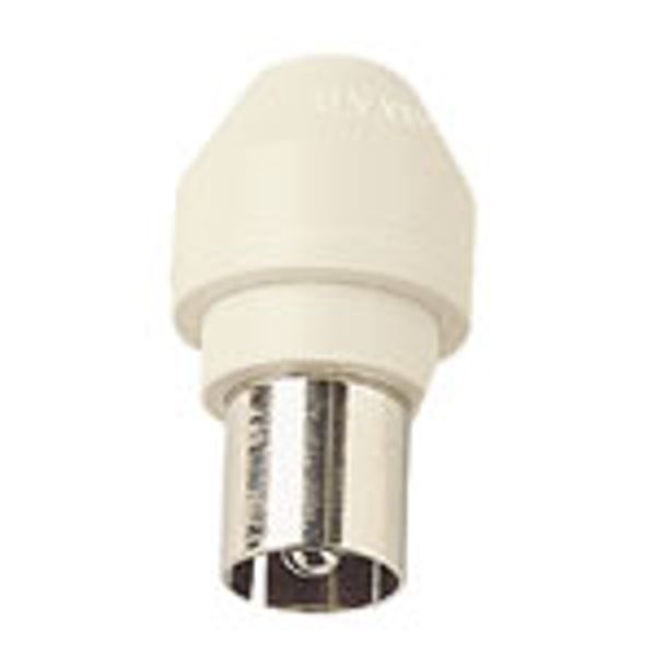 TV ø13 axial plug ivory image 1