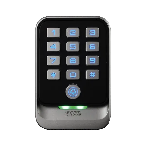 VANDAL-PROOF NUMERICAL KEYPAD FOR ACCESS CONTROL. RGB BACKLIGHTING. INTEGRATED MIFARE READER. IP65. IK8. GREY COLOR image 1