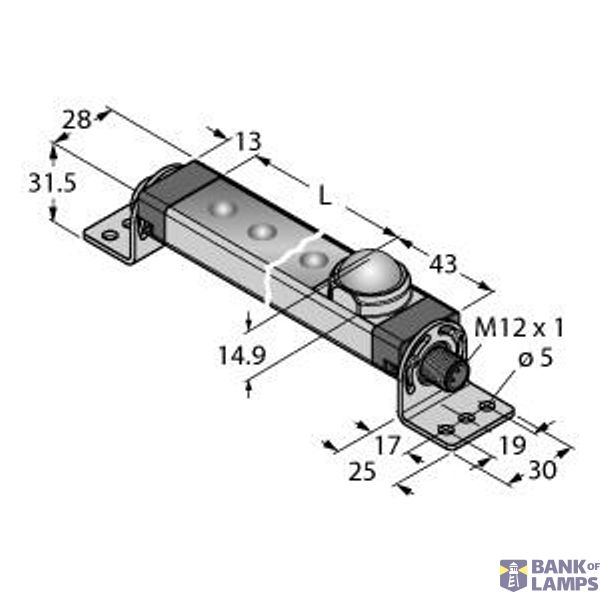 LED Linear Light In the Metal Housing   WLS28-2XW145XMQ image 1