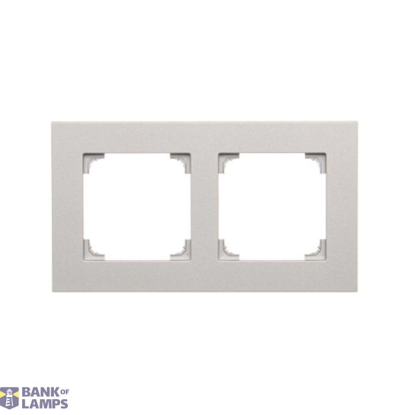 Double frame, matt aluminum image 1