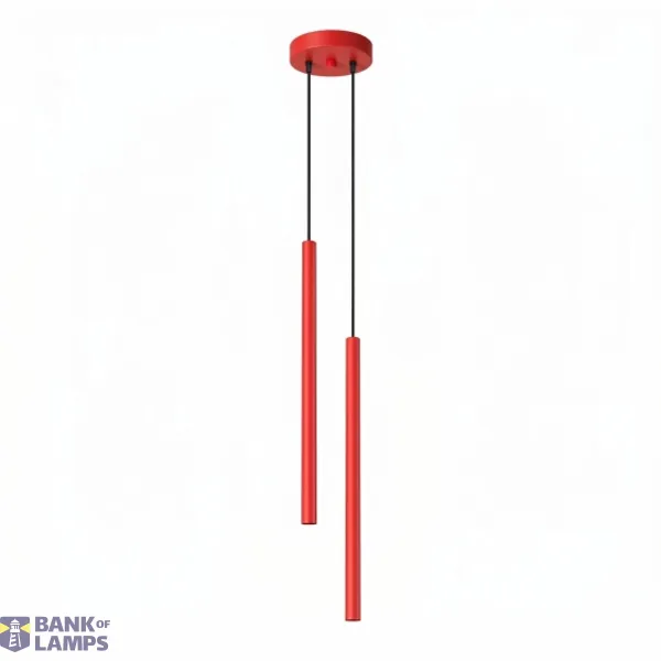 Pendant lamp PASTELO 2 red image 1