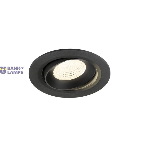 NUMINOS© MOVE L, recessed CL 4000K, 55ø, IP20, round, bl image 1