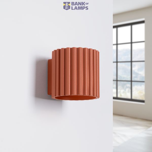 Wall lamp AURA red ochra G9 image 6