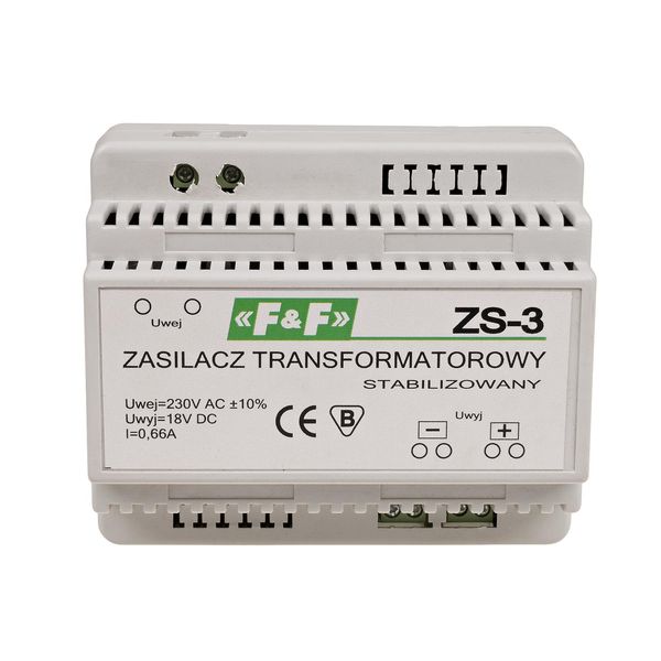 18V DC 0.66A stabilized power supply ZS-3 image 2