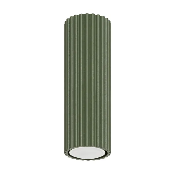 HIGH CEILING TUBE GREEN 20CM FROM THE KARBON SERIES FOR LIVING ROOM image 1