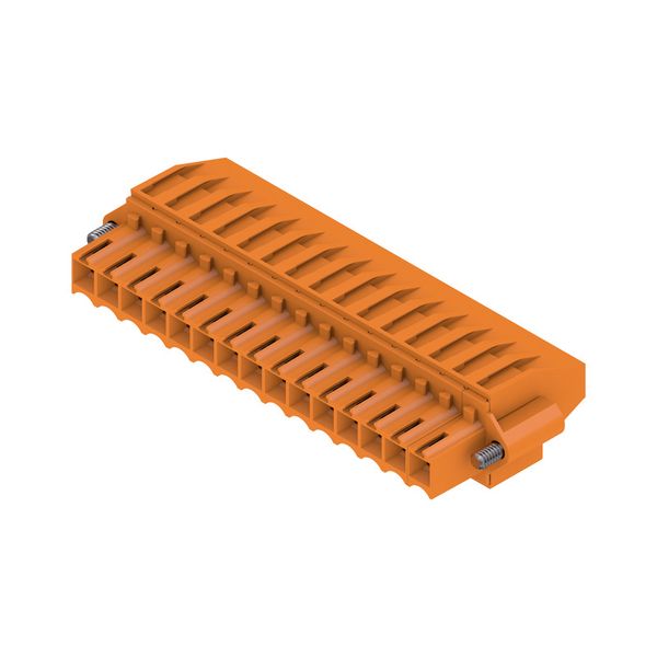 PCB plug-in connector, female plug, 3.50 mm, Number of poles: 15, 270°, Clamping yoke connection, Clamping range, max. : 1.5 mm², Box image 3