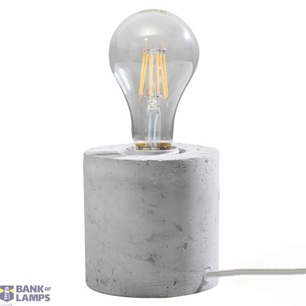 DESK LAMP SALGADO CONCRETE E27 1X60W IP20 image 2