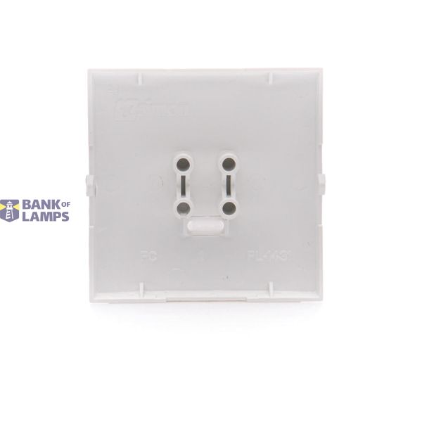 Quadruple loudspeaker socket, Silver matt, metalic image 1
