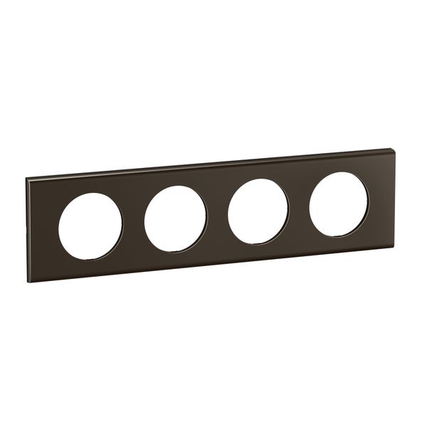 PLATE 4 GANG SATIN DARK NICKEL image 3