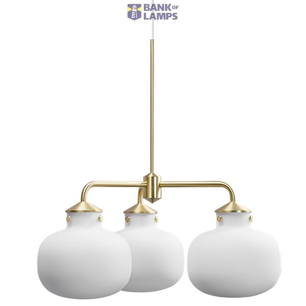 Raito 3-Arm | Pendant | White/Brass image 2