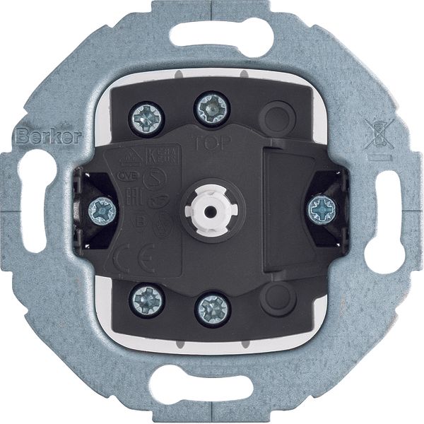 Spring-return push-button, change-over contact, Serie 1930/Glas/R.clas image 1