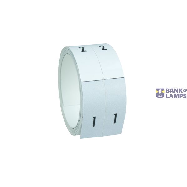 Numbering Stripe Pair self adhesive, 1 to 47U image 3
