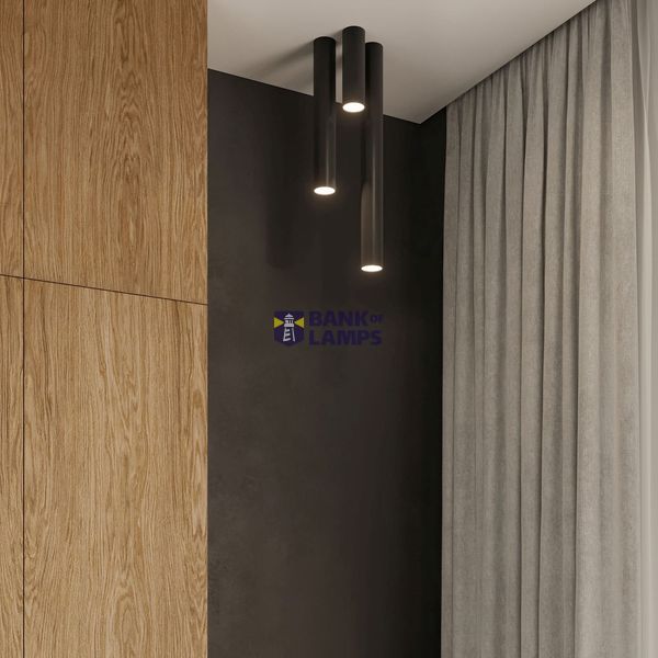 SPOT LAGOS 10 BLACK GU10 1X40W IP20 image 5