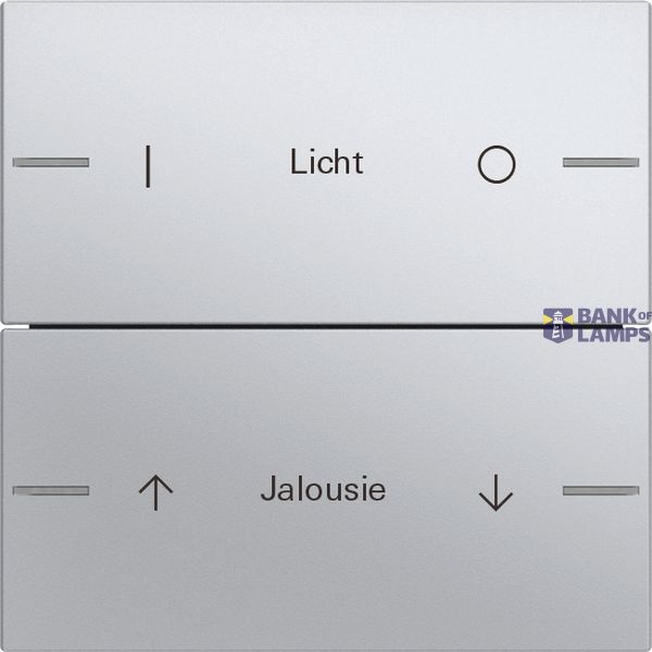 rocker set 2-g inscr. PB sens.4 System 55 c.alum. image 1