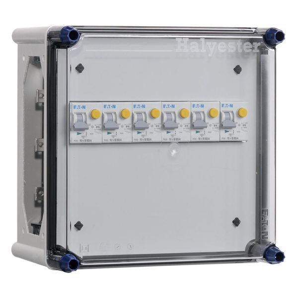 Distribution enclosure Alamat 6x16A incl. bus bars image 2