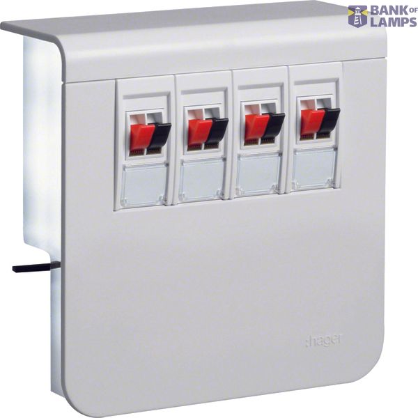 acc.box SL20080 socket+4 loudsp tw image 1