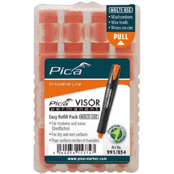 Pica 991/05 4VISOR Permanent Refill Fluorescent Orange image 3