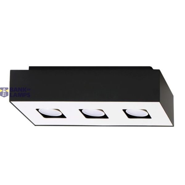 SPOT MONO 3 BLACK GU10 3X40W IP20 image 3