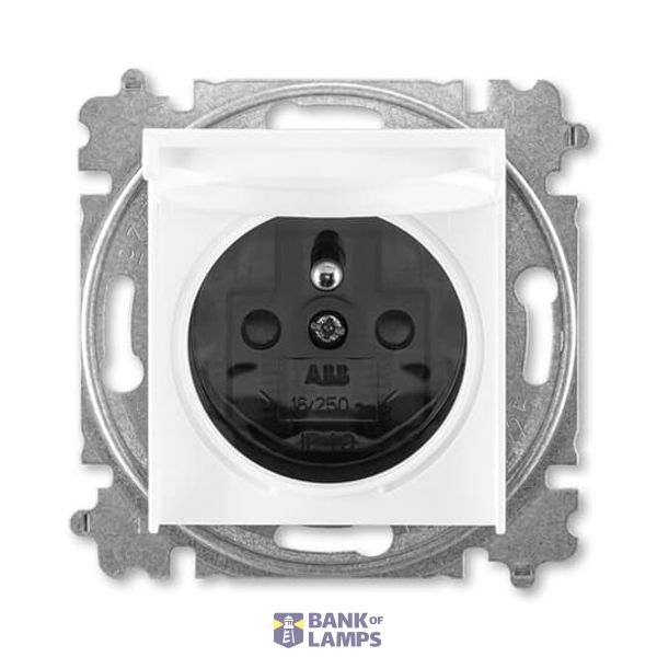 5519H-A02397 62 Socket Outlets with Hinged Lid white - Levit image 1