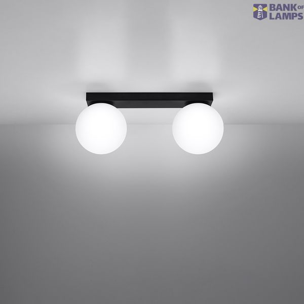 SOLLUX - Ceiling lamp YOLI 2 black SL.1152 : G9, 2x12W LED image 6