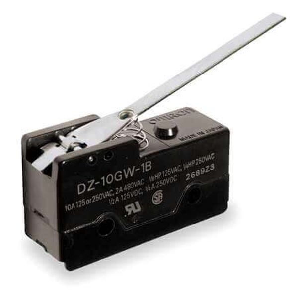 Basic switch, hinge lever, 10 A, DPDT, screw terminals DZ  8002C image 2