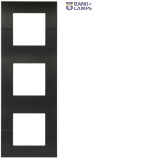 Frame 3x2M vertical, fixing distance 71mm, black image 1