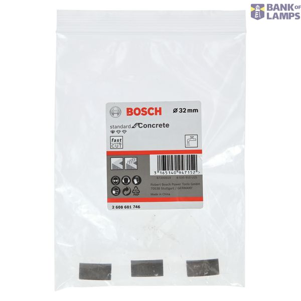 Segments for Diamond Core Cutter Standard for Concrete 3; 10 mm image 2