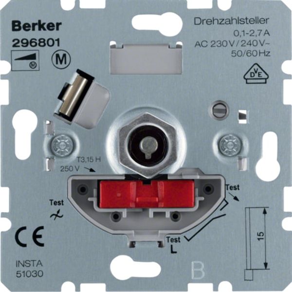 Regulator, speed, 230/240 V~, 50/60 Hz, domestic electronics image 1