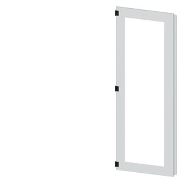 SIVACON door half. left. window. IP55. H: 1800 mm. W: 600 mm. protection class 1 image 1