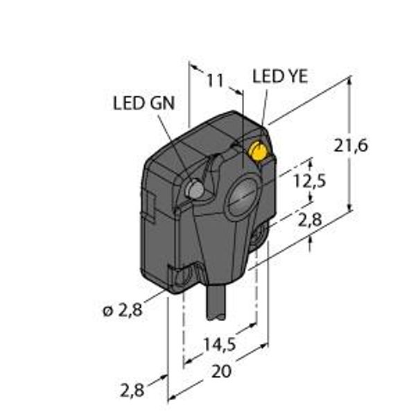 Photoelectric Sensor Opposed Mode Sensor (Receiver)   Q10AP6R image 1