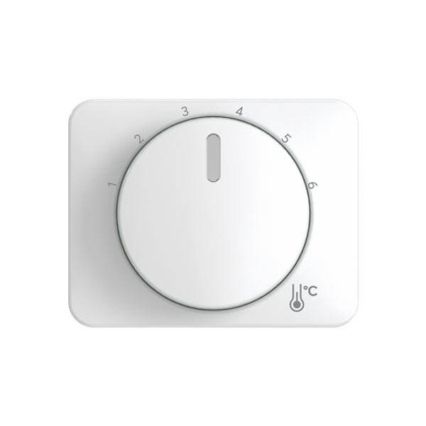 Central disc with imprint scale 1 €¦ 6 for temperature control knob black image 1