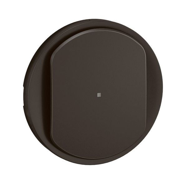 COVER FOR PUSH DIMMER 3 WIRES WITH NEUTRAL BLACK image 1