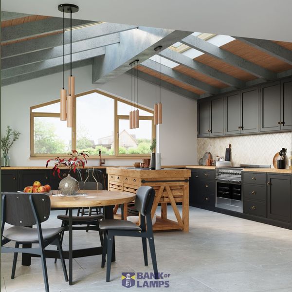 LINO 1 GU10 1x40W IP20 pendant lamp image 5