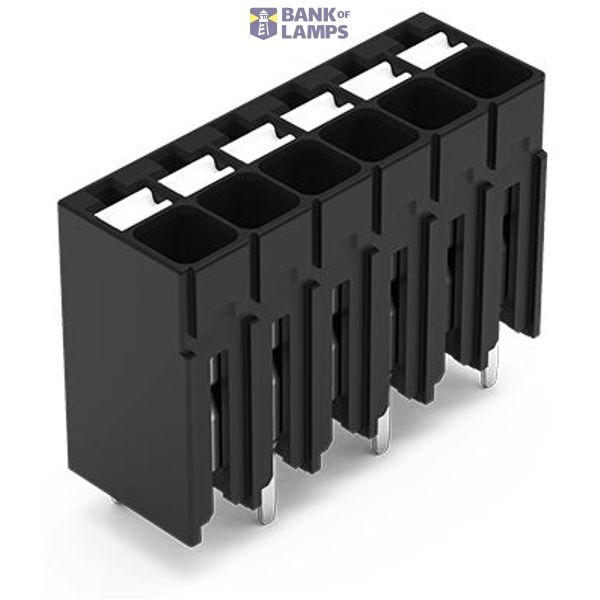 THR PCB terminal block push-button 1.5 mm² black image 1