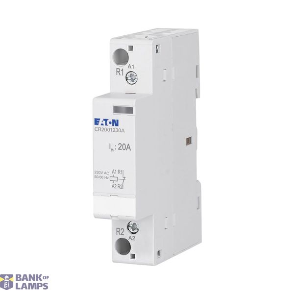 Installation contactor, 20A, 230V AC, 1NC image 2
