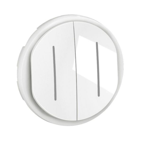 Indicator Cover for Double Switch, Swing or Push - White image 1