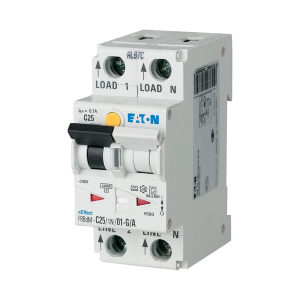 Electronic RCD/MCB combination, 16 A, 30 mA, MCB trip characteristic: B, 1p+N, RCD trip characteristic: A image 5