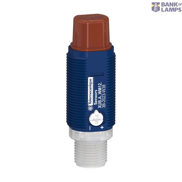 PHOTOELECTRIC SENSOR CYLINDRICAL IOLINK PLASTIC ANGLE THRU BEAM RECEIV image 1