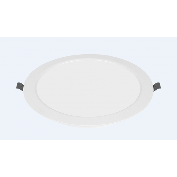 G-TECH LED luminaire FABRO, 12 W, 1200 lm, 4000K, AC220-240V, IP40, recessed, round, white image 1