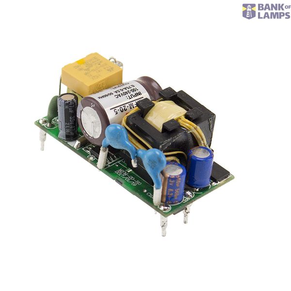MFM-20-15 switching power supply, open-frame, 21W, 15V, 1.4A, MEAN WELL image 1
