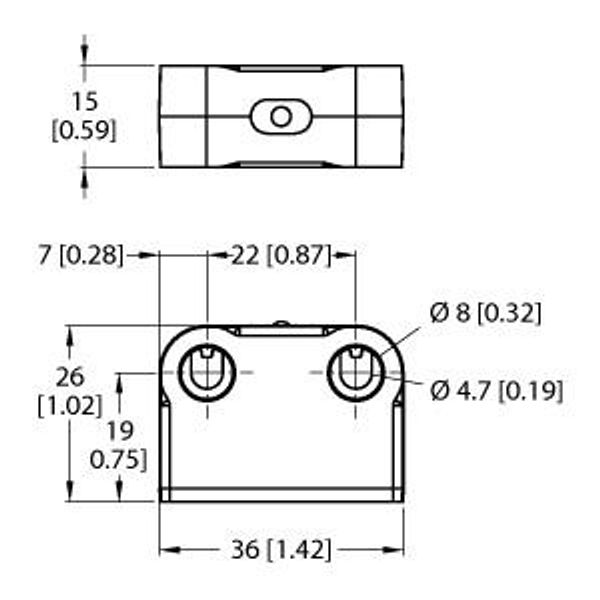 Safety Technology Actuator for RFID Safety Switch   SI-RF-A image 2