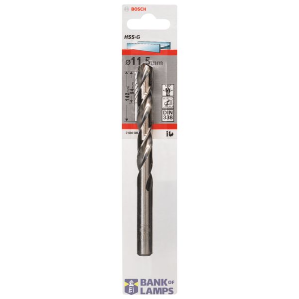 Metal drill bits HSS-G, DIN 338 11,5 x 94 x 142 mm 1 pcs. image 2