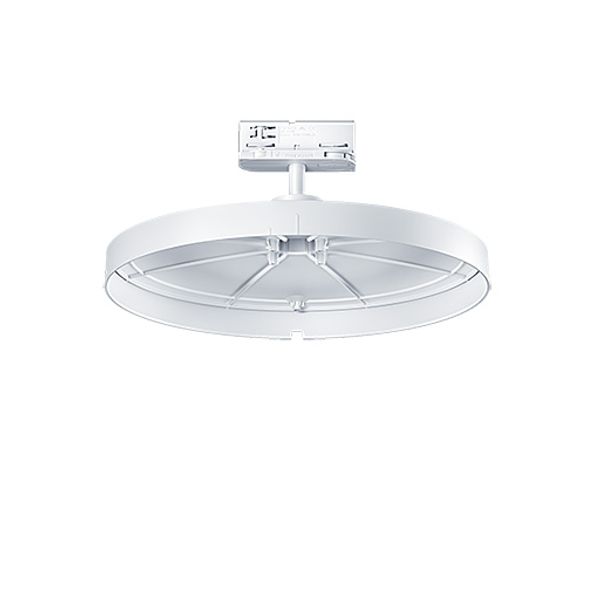 LANOS S SUSP TRACK 3CDC 500MM WH - LANOS S 3-phase pendant adapter image 1