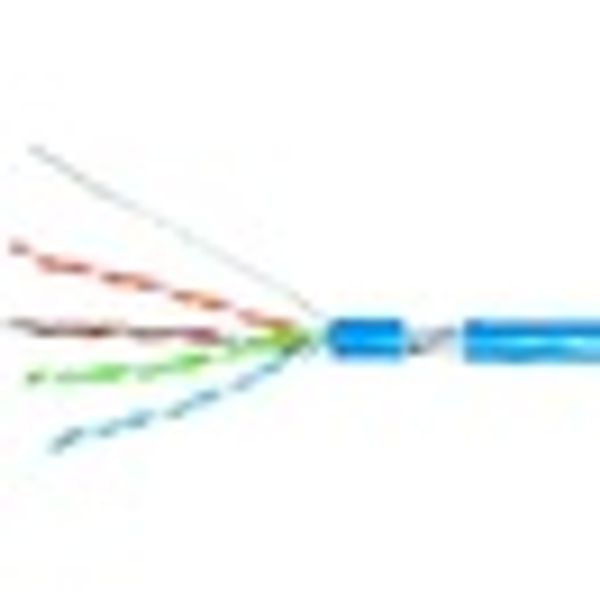 F/UTP Cable Cat.5e, 4x2xAWG24/1, PVC, Eca, blue, Drum (The price is shown without markup on metals. Request a quote for accurate information) image 2