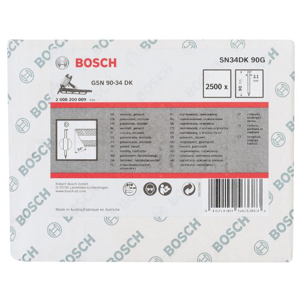 Clipped head strip nail SN34DK 90G 3.1 mm, 90 mm, galvanised, smooth image 2
