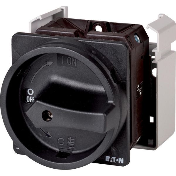 T5B-3-8342/EA/SVB-SW Main switch, T5B, 63 A, flush mounting, 3 contact unit(s), 6 pole, STOP function, With black rotary handle and locking ring, Lockable in the 0 (Off) p image 30