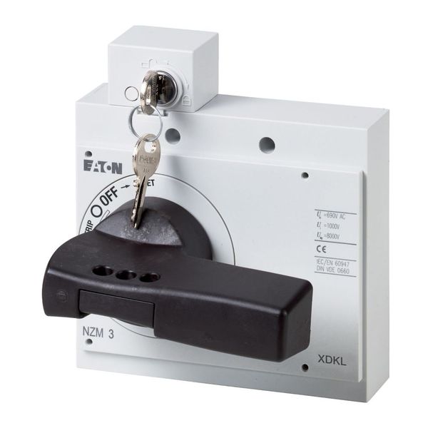 NZM3-XDKL Rotary handle, + key lock, size 3 image 3