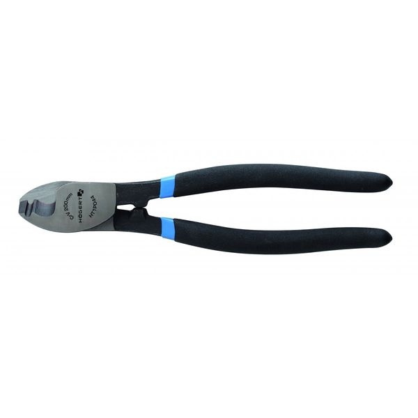 HOEGERT Cutting cable pliers 200 mm, CrV image 1